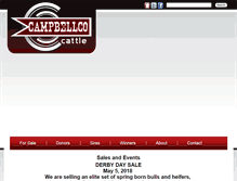 Tablet Screenshot of campbellcocattle.com